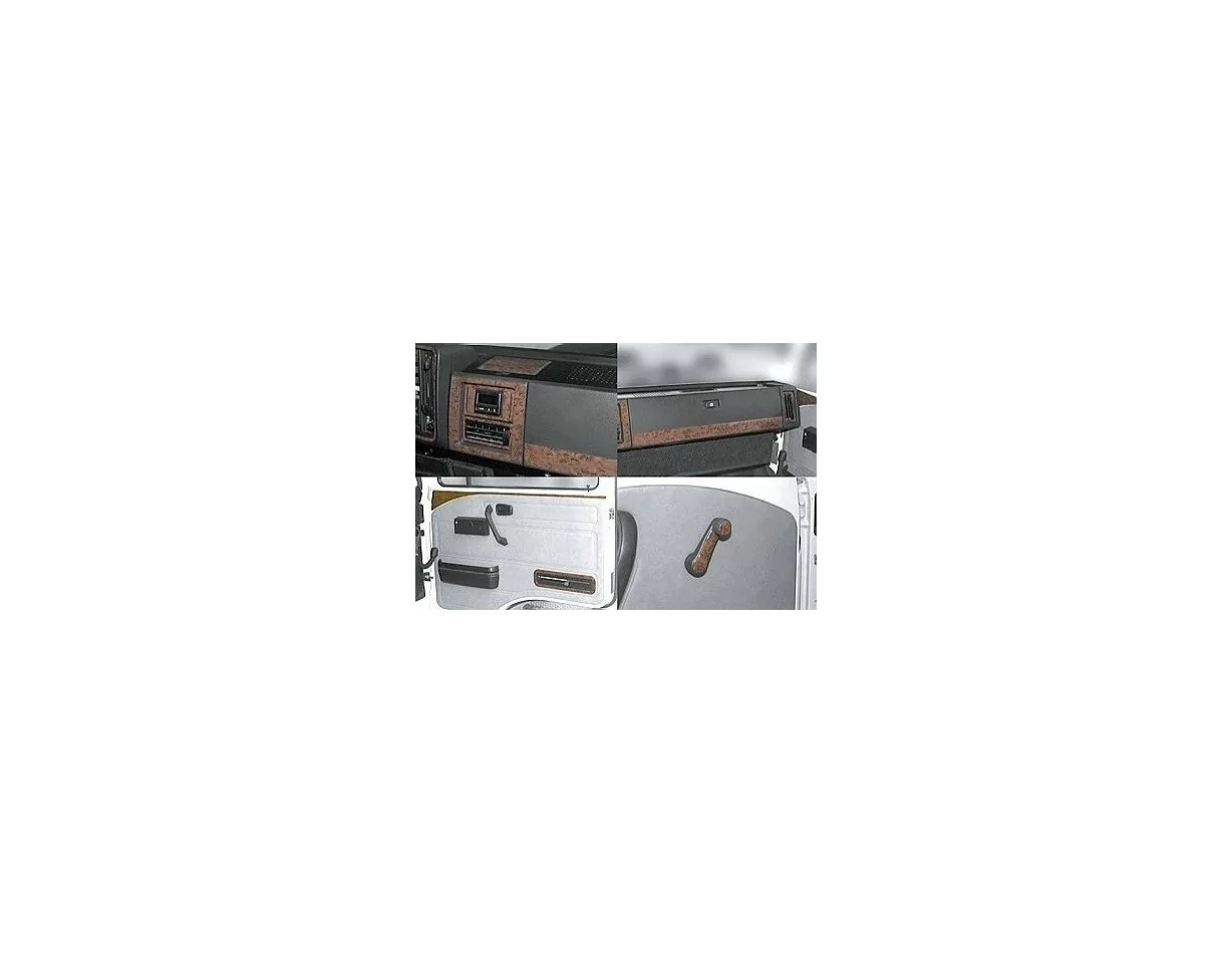 Peugeot 505 01.81-12.87 3D Interior Dashboard Trim Kit Dash Trim Dekor 18-Parts - 1 - Interior Dash Trim Kit