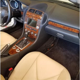Mercedes SLK (R171) 2004-2010 3D Interior Dashboard Trim Kit Dash Trim Dekor 18-Parts