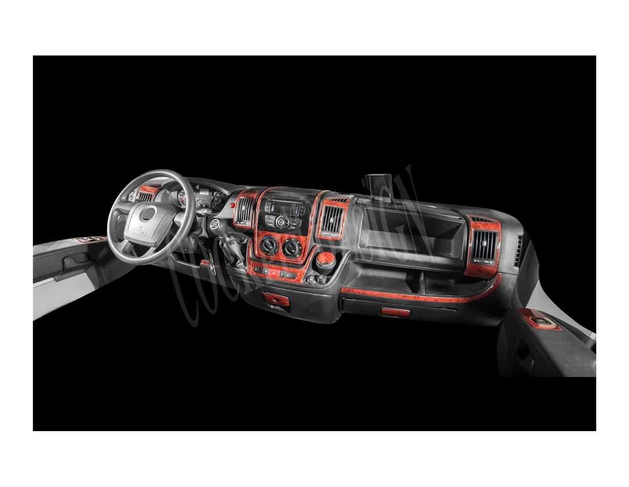 Peugeot Boxer 02.2006 3D Interior Dashboard Trim Kit Dash Trim Dekor 20-Parts - 1 - Interior Dash Trim Kit