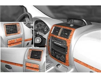 Peugeot Expert 01.2007 3D Interior Dashboard Trim Kit Dash Trim Dekor 12-Parts - 1 - Interior Dash Trim Kit