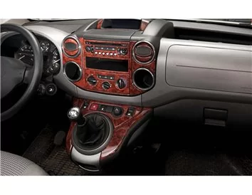 Peugeot Partner 08.2008 3D Interior Dashboard Trim Kit Dash Trim Dekor 40-Parts - 1 - Interior Dash Trim Kit