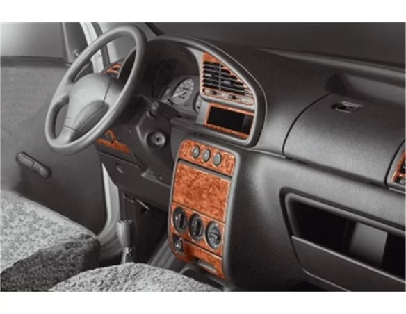 Peugeot Partner 09.96-09.02 3D Interior Dashboard Trim Kit Dash Trim Dekor 14-Parts - 1 - Interior Dash Trim Kit
