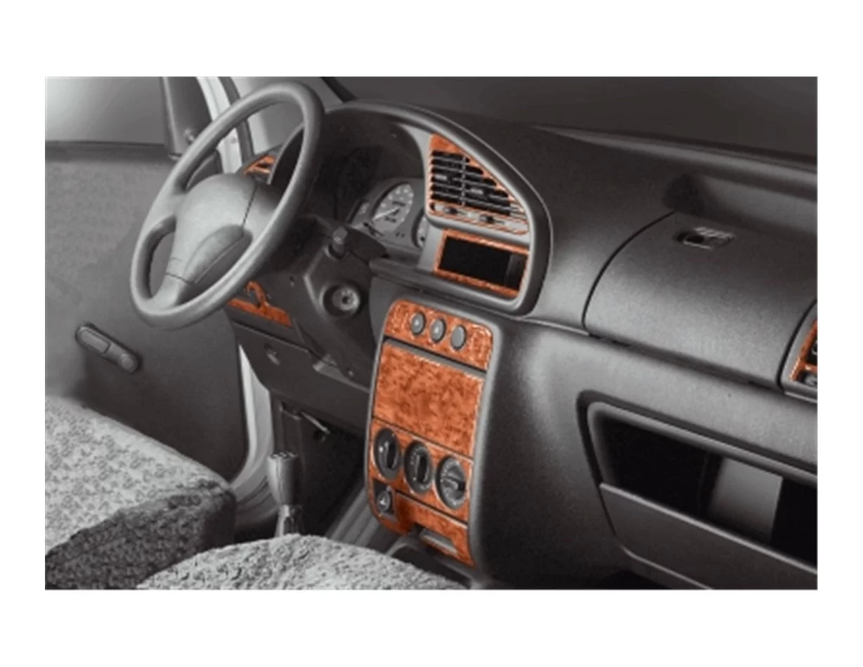Peugeot Partner 09.96-09.02 3D Interior Dashboard Trim Kit Dash Trim Dekor 14-Parts - 1 - Interior Dash Trim Kit