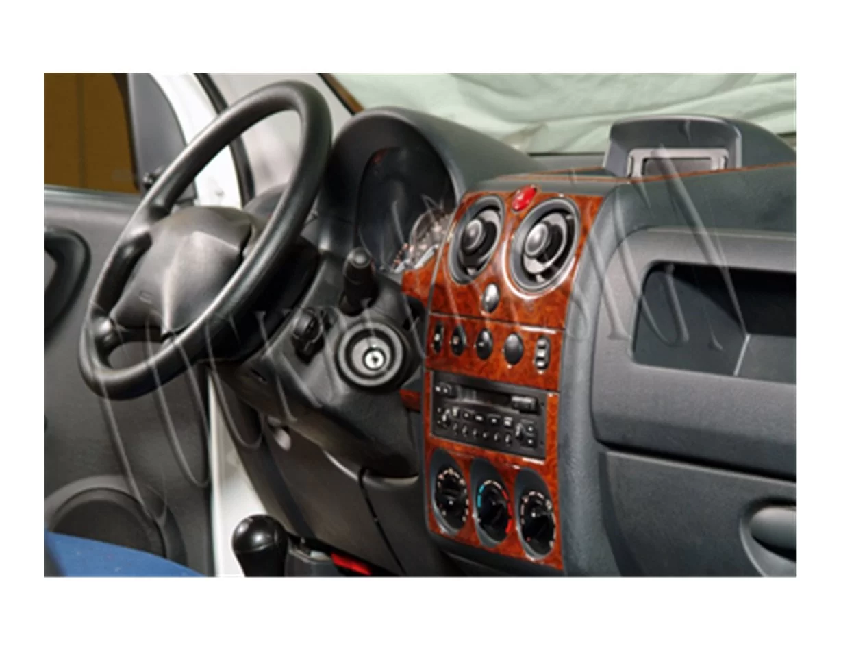 Peugeot Partner 10.02-07.08 3D Interior Dashboard Trim Kit Dash Trim Dekor 11-Parts - 1 - Interior Dash Trim Kit