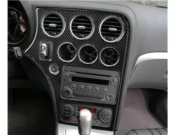 Alfa Romeo Brera 2005-2011 3D Interior Dashboard Trim Kit Dash Trim Dekor 22-Parts - 5 - Interior Dash Trim Kit