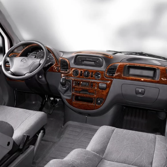 Mercedes Sprinter W903 02.00-04.06 3D Interior Dashboard Trim Kit Dash Trim Dekor 24-Parts