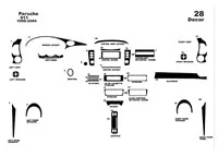 Porsche 911 1998-2004 3D Interior Dashboard Trim Kit Dash Trim Dekor 28-Parts - 1 - Interior Dash Trim Kit Porsche 911 1998-2004 3D Interior Dashboard Trim Kit Dash Trim Dekor 28-Parts - 1 - Interior Dash Trim Kit