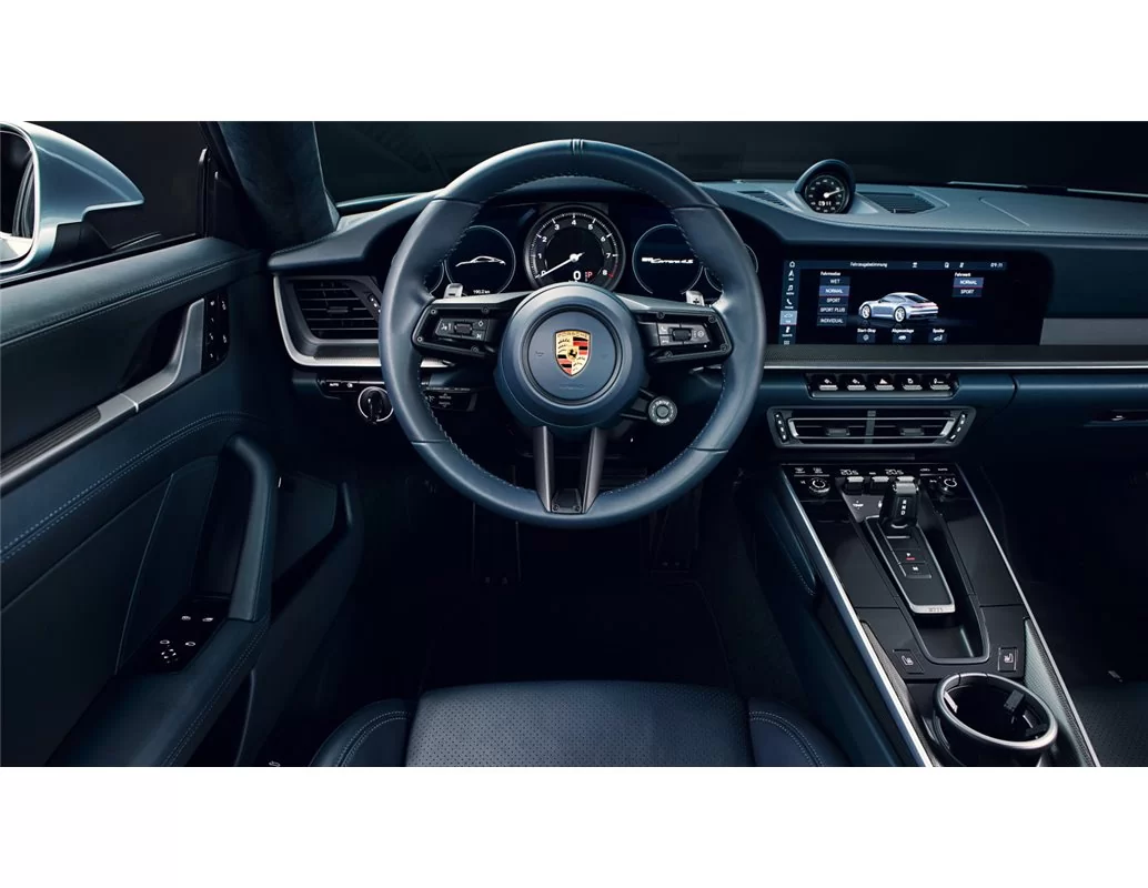 Porsche 911 From 2019 3D Interior Dashboard Trim Kit Dash Trim Dekor 10-Parts - 1 - Interior Dash Trim Kit