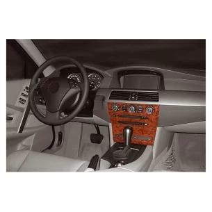 BMW 5 Series E60-E61 07.03-11.09 3D Interior Dashboard Trim Kit Dash Trim Dekor 8-Parts