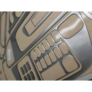 Mercedes Sprinter W903 Aut. 02.00-04.06 3D Interior Dashboard Trim Kit Dash Trim Dekor 27-Parts