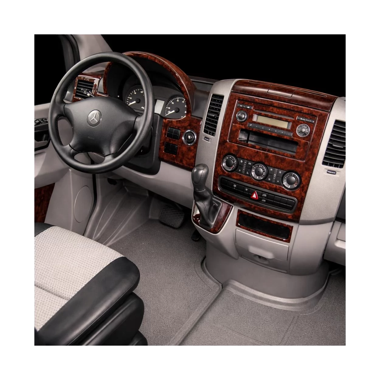 Mercedes Sprinter W906 04.2006 3D Interior Dashboard Trim Kit Dash Trim Dekor 14-Parts