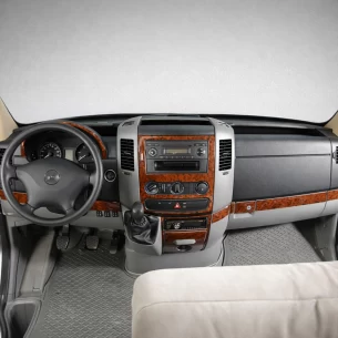 Mercedes Sprinter W906 04.2006 3D Interior Dashboard Trim Kit Dash Trim Dekor 18-Parts