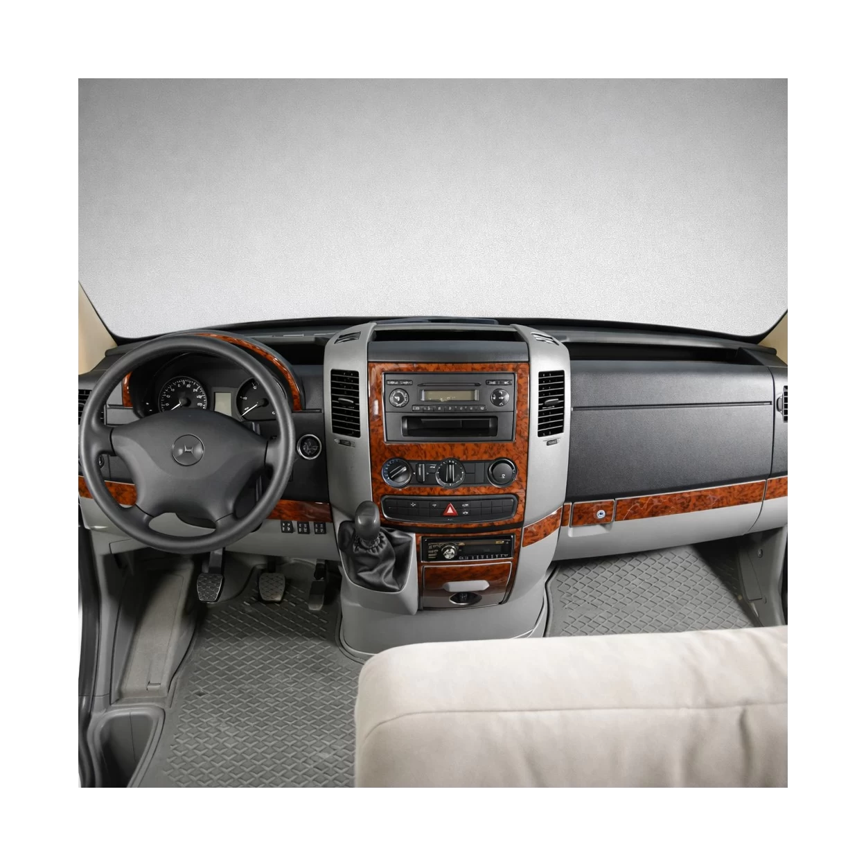 Mercedes Sprinter W906 04.2006 3D Interior Dashboard Trim Kit Dash Trim Dekor 18-Parts