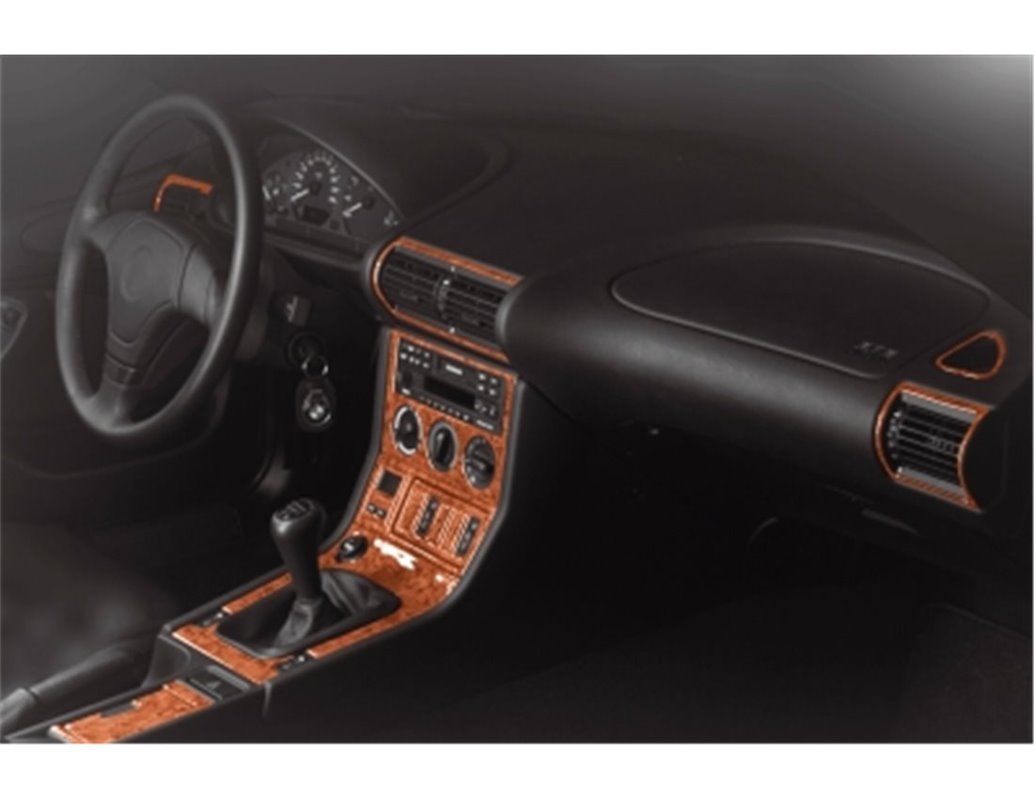 Honda Civic 09.95-03.01 3M 3D Car Tuning Interior Tuning Interior Customisation UK Right Hand Drive Australia Dashboard Trim Kit