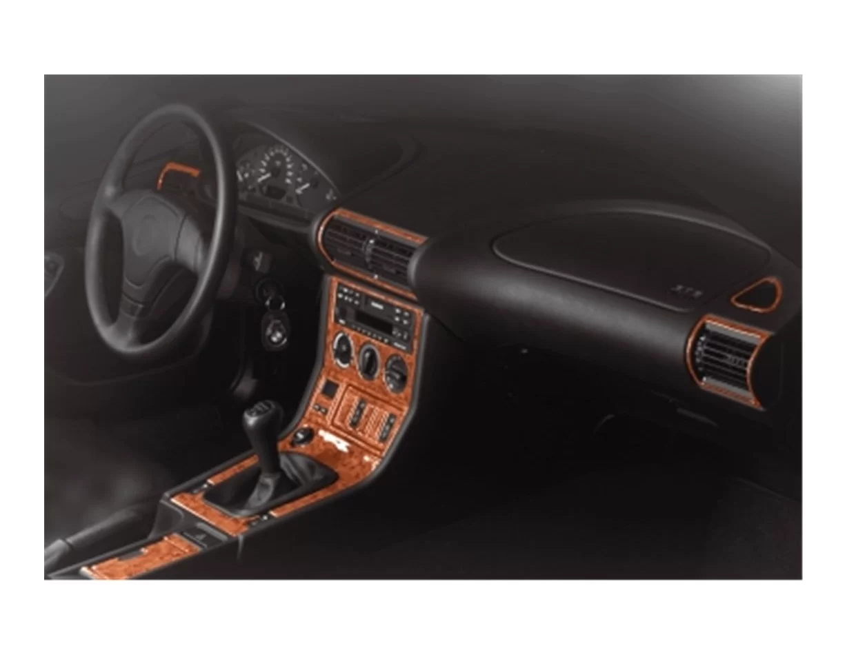 BMW Z3 e36 1996-1999 3D Interior Dashboard Trim Kit Dash Trim Dekor 20-Parts - 1 - Interior Dash Trim Kit
