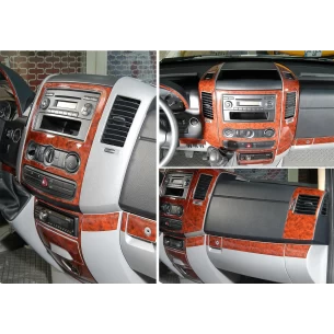 Mercedes Sprinter W906 04.2006 3D Interior Dashboard Trim Kit Dash Trim Dekor 18-Parts