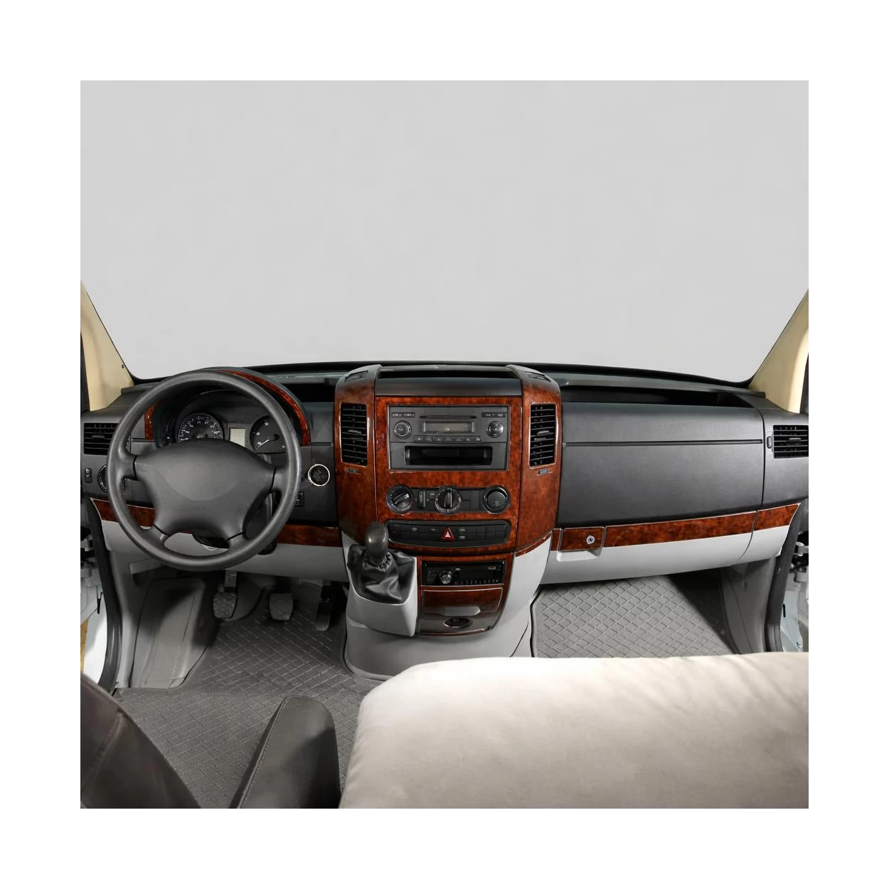 Mercedes Sprinter W906 04.2006 3D Interior Dashboard Trim Kit Dash Trim Dekor 40-Parts