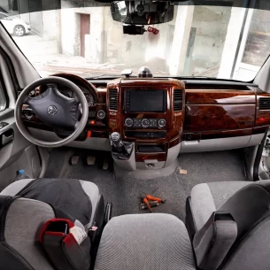 Mercedes Sprinter W906 04.2015 3D Interior Dashboard Trim Kit Dash Trim Dekor 51-Parts