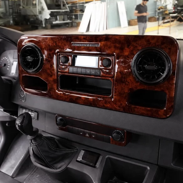 Mercedes Sprinter W907 2018 3D Interior Dashboard Trim Kit Dash Trim Dekor 47-Parts