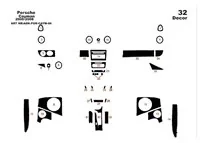 PORSCHE CAYMAN 2006-2008 3D Interior Dashboard Trim Kit Dash Trim Dekor 32-Parts - 1 - Interior Dash Trim Kit PORSCHE CAYMAN 2006-2008 3D Interior Dashboard Trim Kit Dash Trim Dekor 32-Parts - 1 - Interior Dash Trim Kit