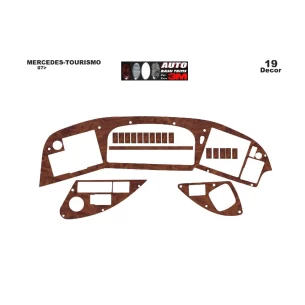 Mercedes Tourismo 04.07-12.10 3D Interior Dashboard Trim Kit Dash Trim Dekor 19-Parts 2