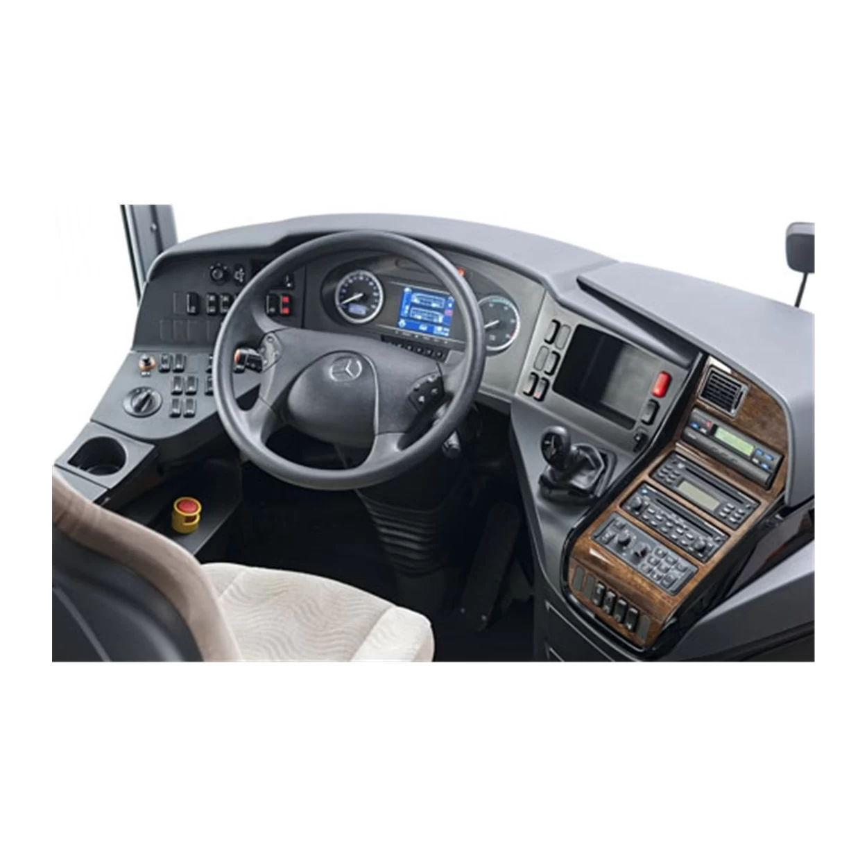 Mercedes Travego 01.2011 3D Interior Dashboard Trim Kit Dash Trim Dekor 47-Parts