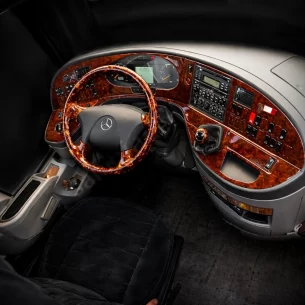 Mercedes Travego 02.05-12.10 3D Interior Dashboard Trim Kit Dash Trim Dekor 44-Parts