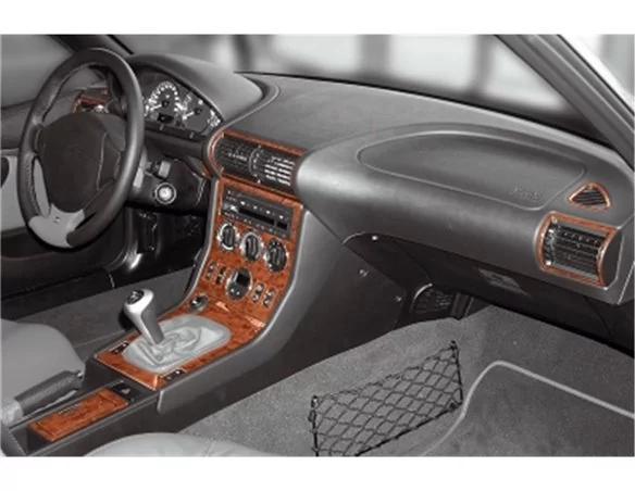 BMW Z3 E36-8 04.1999 3D Interior Dashboard Trim Kit Dash Trim Dekor 21-Parts - 1 - Interior Dash Trim Kit