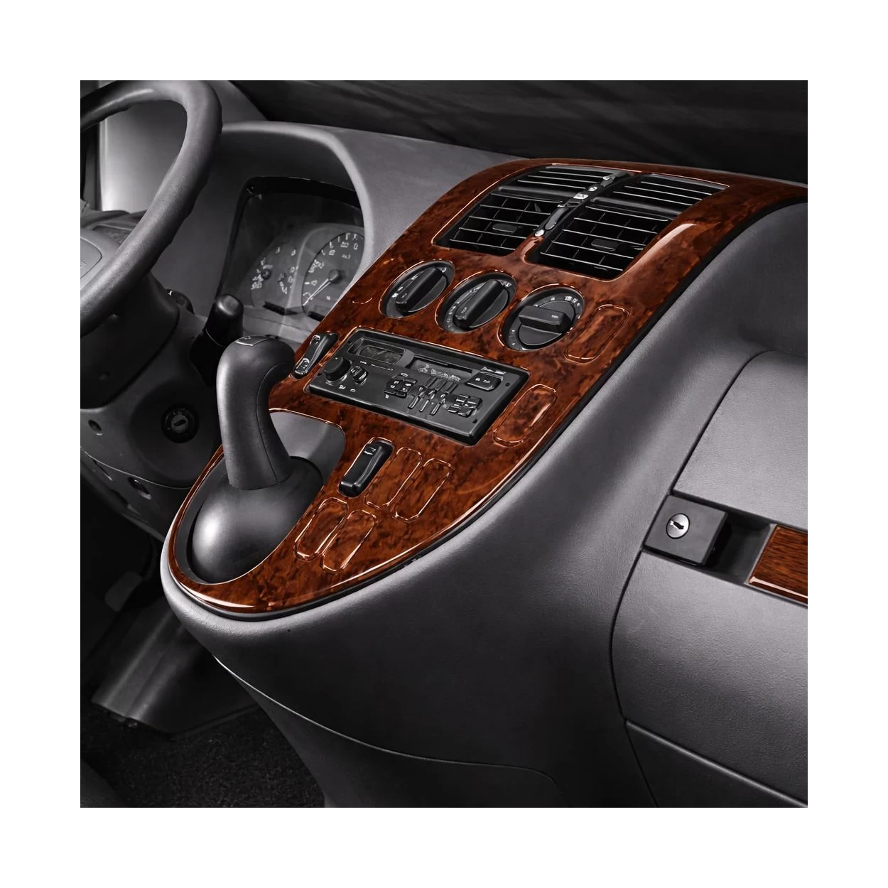 Mercedes Vito W638 02.96-02.99 3D Interior Dashboard Trim Kit Dash Trim Dekor 23-Parts