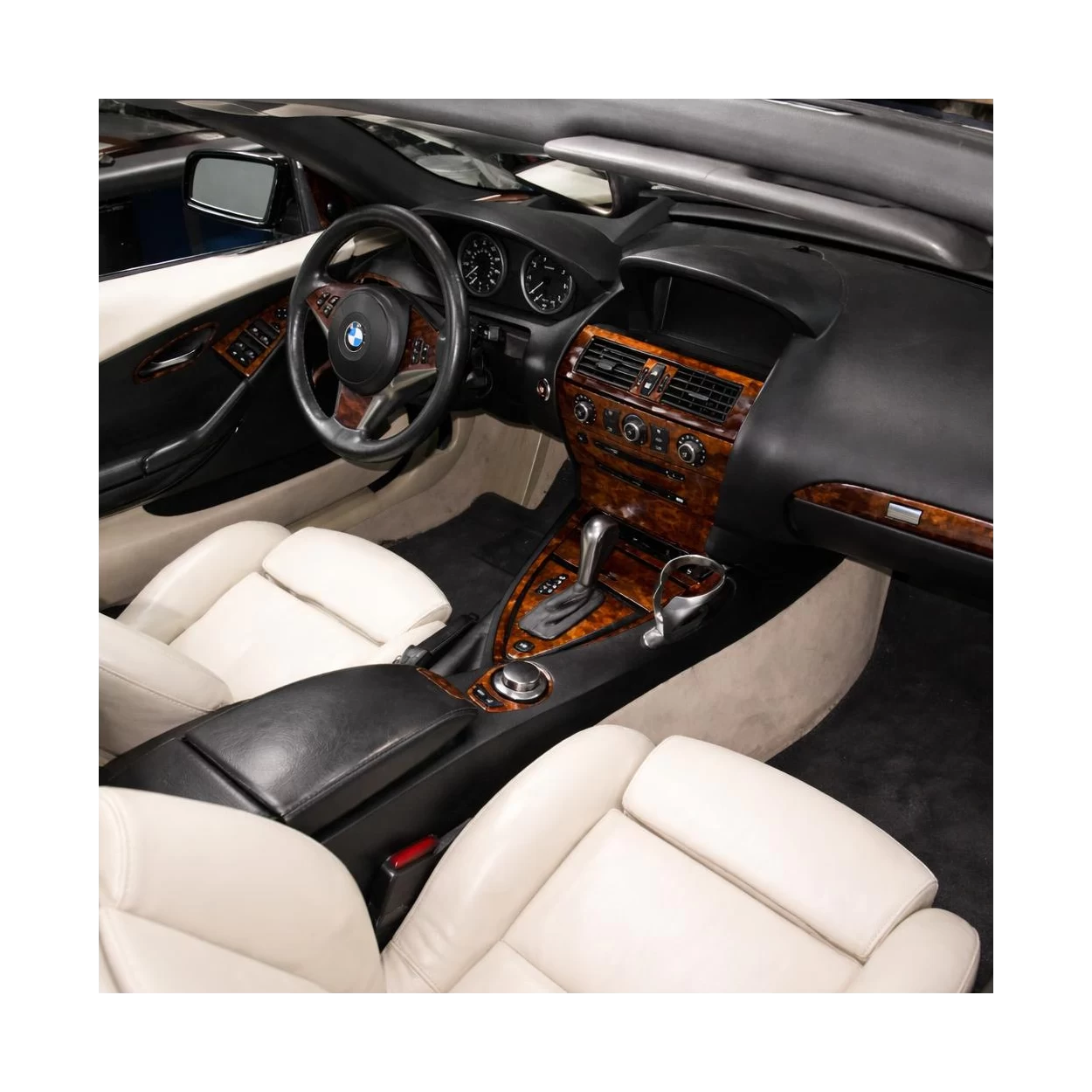 BMW 6-Series E 63 2004-2008 3D Interior Dashboard Trim Kit Dash Trim Dekor 34-Parts