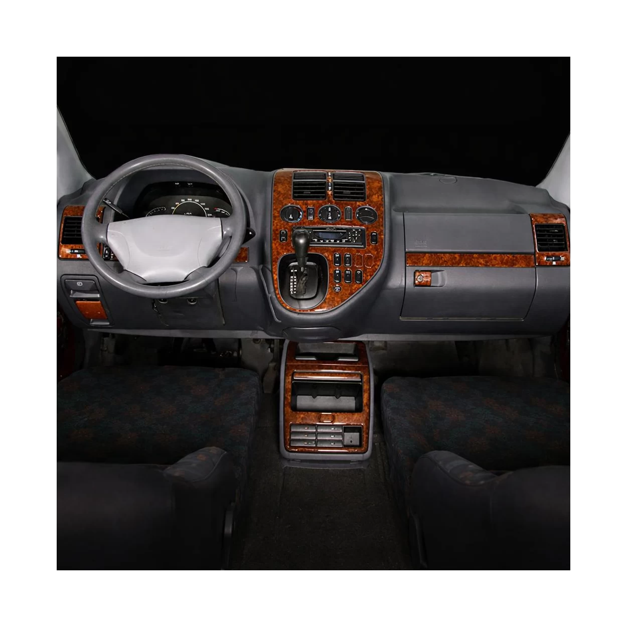 Mercedes Vito W638 V-Klasse 02.96-02.99 3D Interior Dashboard Trim Kit Dash Trim Dekor 40-Parts