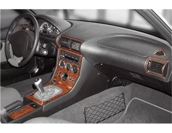 BMW Z3 E36-8 04.1999 3D Interior Dashboard Trim Kit Dash Trim Dekor 41-Parts - 1 - Interior Dash Trim Kit