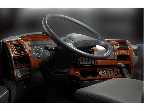 Renault Magnum 04.02-07.06 3D Interior Dashboard Trim Kit Dash Trim Dekor 27-Parts - 1 - Interior Dash Trim Kit