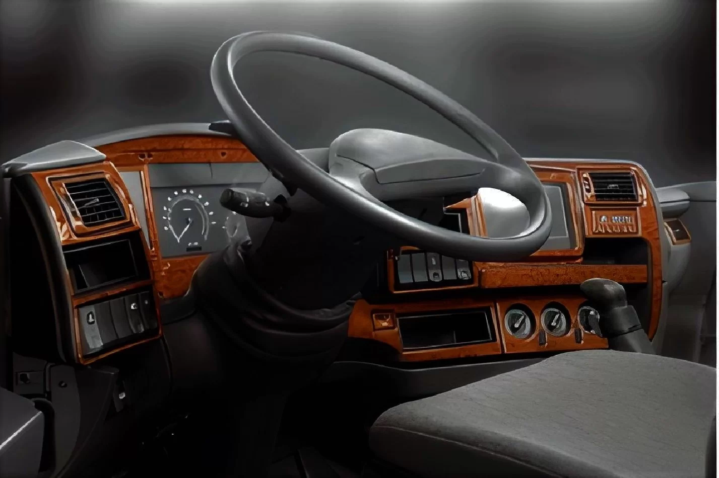 Renault Magnum 04.02-07.06 3D Interior Dashboard Trim Kit Dash Trim Dekor 27-Parts - 1 - Interior Dash Trim Kit
