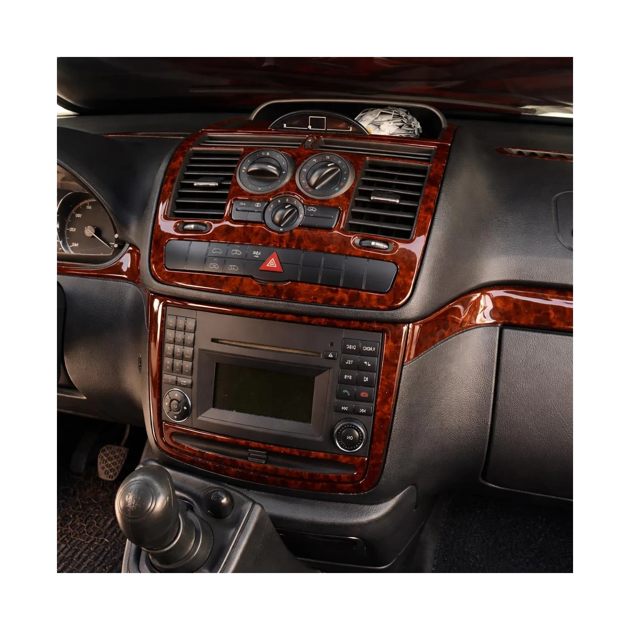 Mercedes Vito W639 01.04-01.06 3D Interior Dashboard Trim Kit Dash Trim Dekor 22-Parts