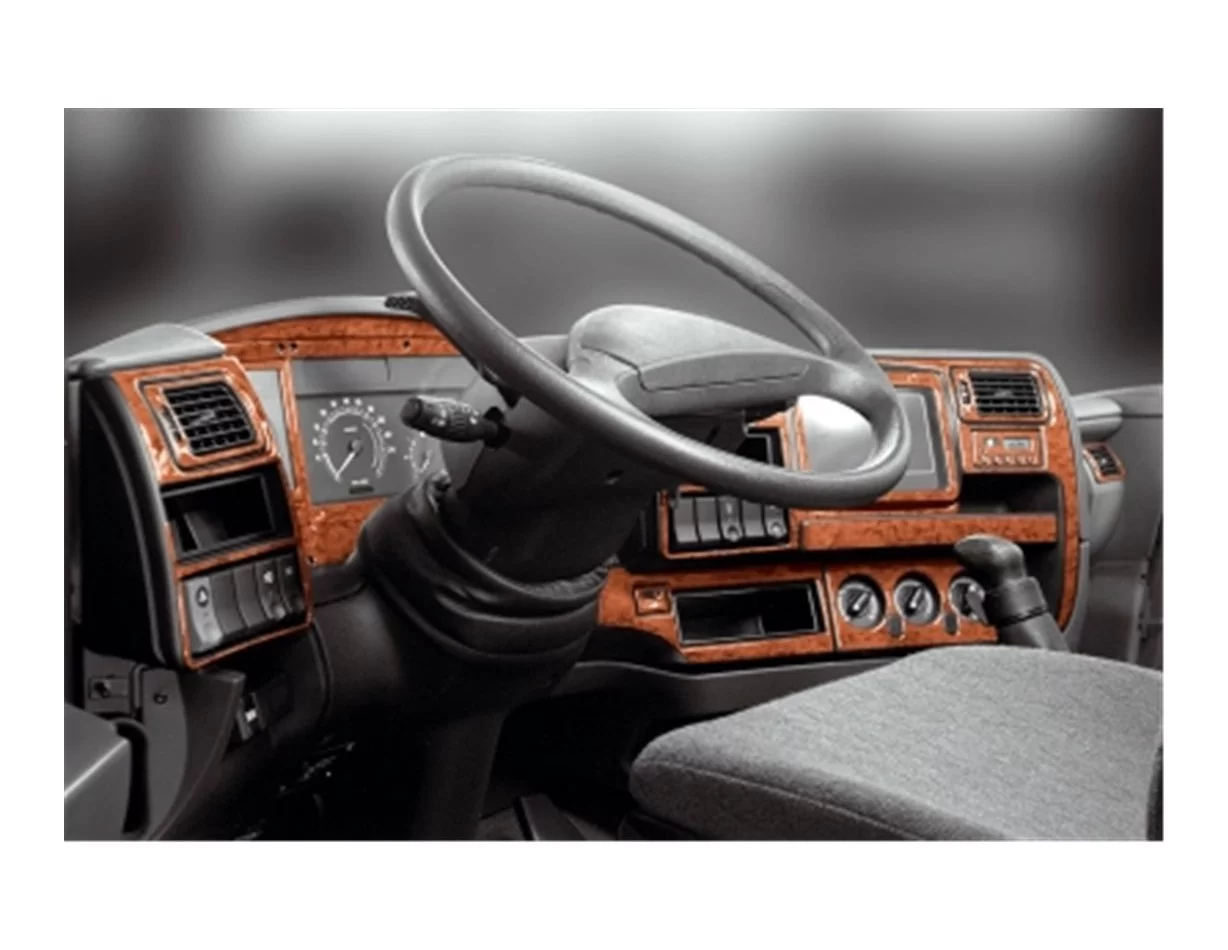Renault Magnum 04.97-03.02 3D Interior Dashboard Trim Kit Dash Trim Dekor 28-Parts - 1 - Interior Dash Trim Kit