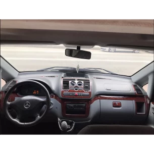 Mercedes Vito W639 01.2006 3D Interior Dashboard Trim Kit Dash Trim Dekor 22-Parts