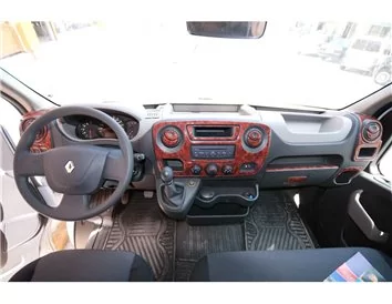 Renault Master-Nissan Interstar 01.2010 3D Interior Dashboard Trim Kit Dash Trim Dekor 23-Parts - 1 - Interior Dash Trim Kit