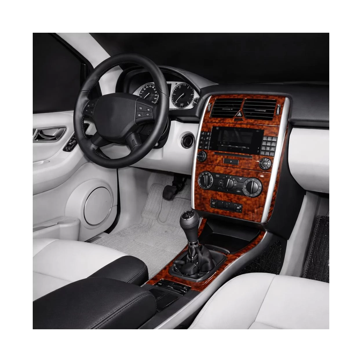 Mercedes W245 B-Class 2005 – 2011 3D Interior Dashboard Trim Kit Dash Trim Dekor 16-Parts