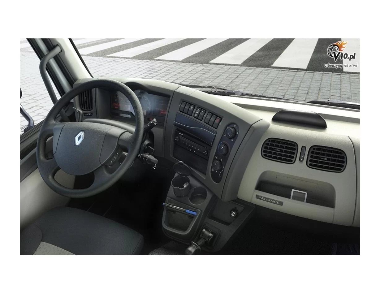 Renault Premium Midlum Kerax 09.2005 3D Interior Dashboard Trim Kit Dash Trim Dekor 12-Parts - 1 - Interior Dash Trim Kit