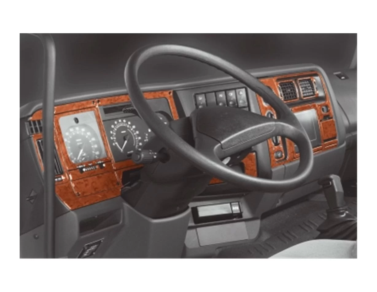 Renault Premium-Midlum 05.96-08.01 3D Interior Dashboard Trim Kit Dash Trim Dekor 27-Parts - 1 - Interior Dash Trim Kit