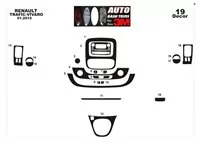 Renault Trafic 01.2015 3D Interior Dashboard Trim Kit Dash Trim Dekor 19-Parts - 2 - Interior Dash Trim Kit Renault Trafic 01.2015 3D Interior Dashboard Trim Kit Dash Trim Dekor 19-Parts - 2 - Interior Dash Trim Kit
