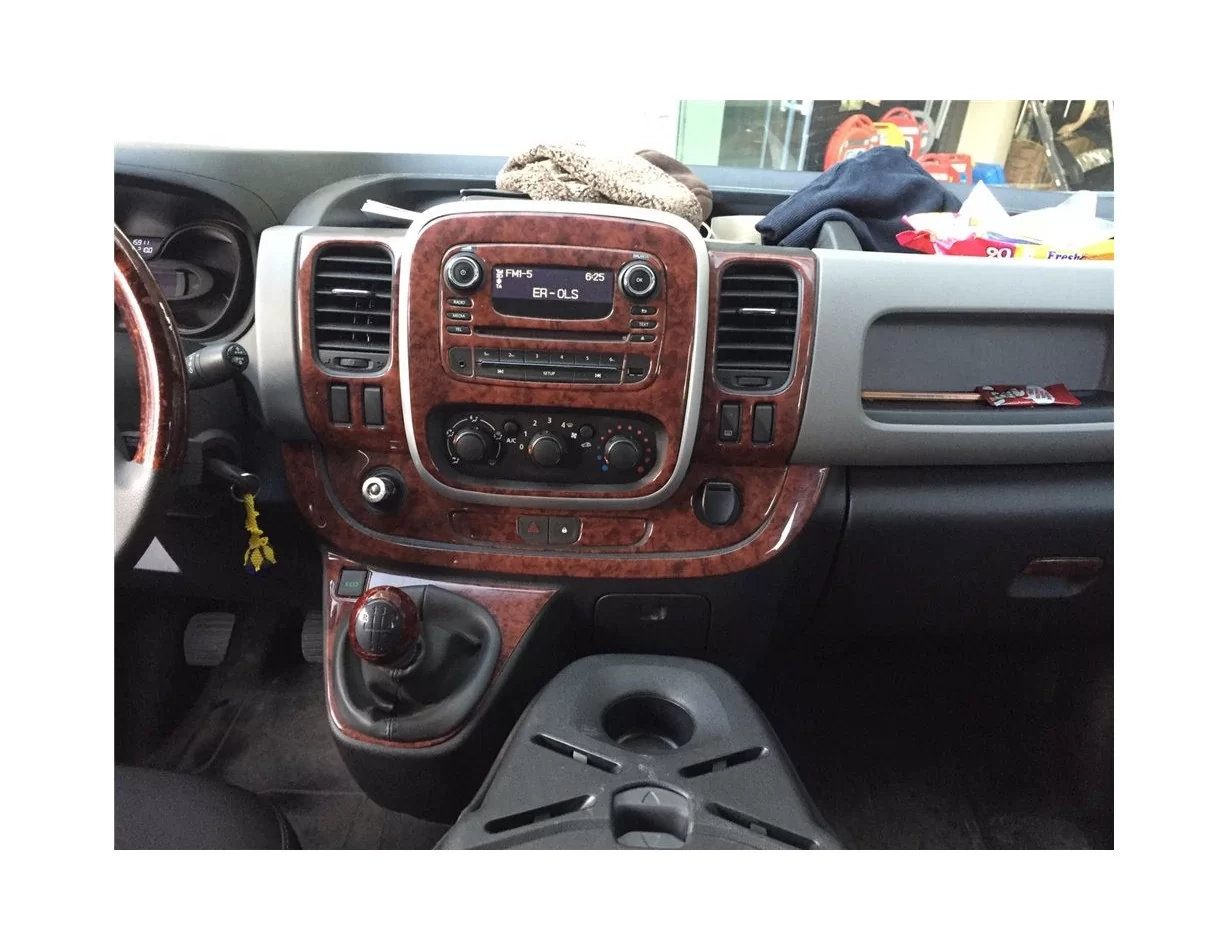 Fiat Talento 01.2015 3D Interior Dashboard Trim Kit Dash Trim Dekor 19-Parts - 1 - Interior Dash Trim Kit