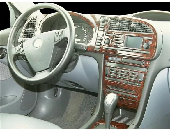 Saab 9-3 2003-2006 Automatic Gear, With Infotaintment Interior BD Dash Trim Kit