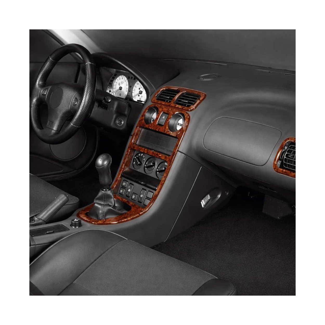 MG MG-F 01.96-12.00 3D Interior Dashboard Trim Kit Dash Trim Dekor 4-Parts