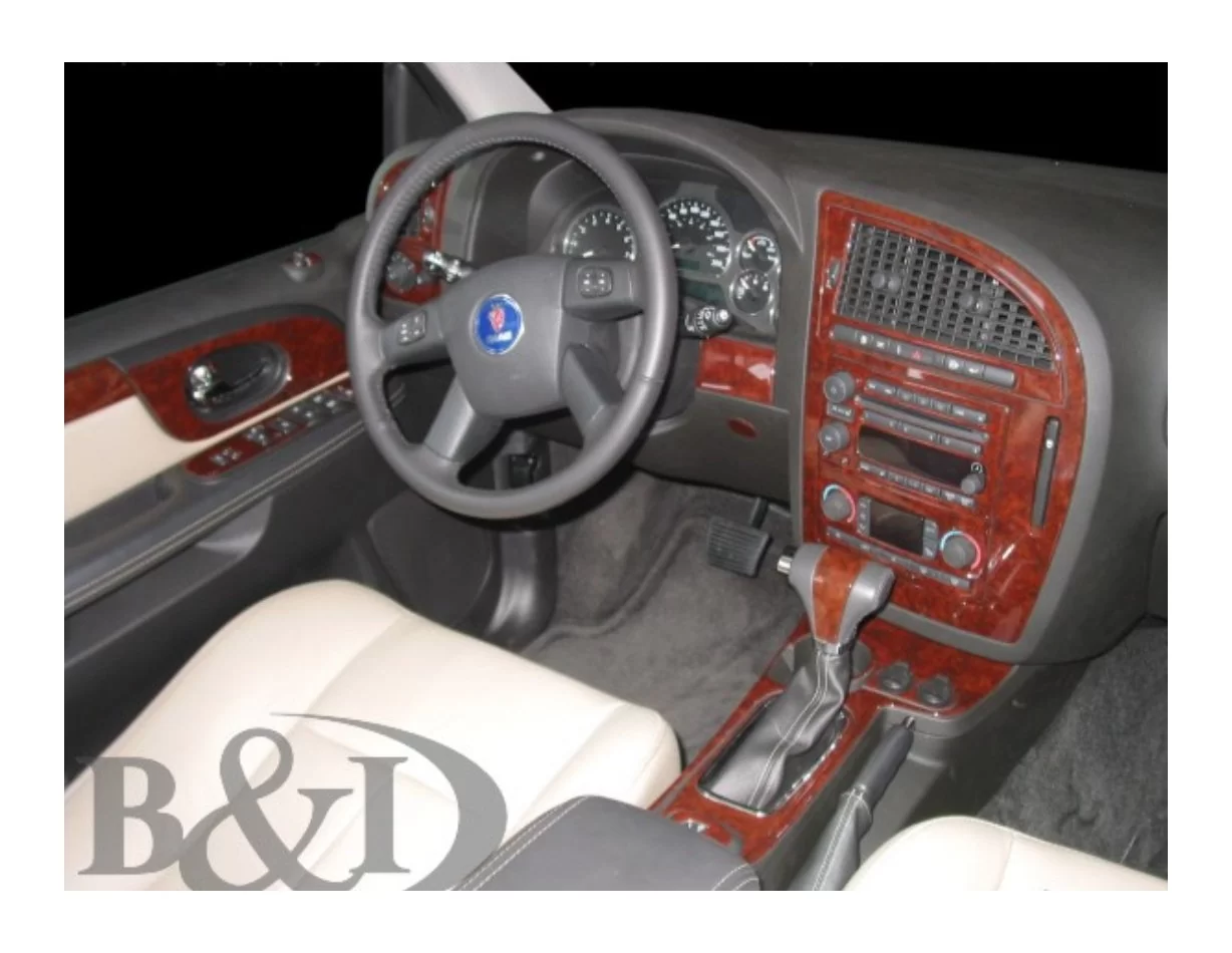 Saab 9-7x 2006-UP Full Set, Automatic Gear Interior BD Dash Trim Kit - 1 - Interior Dash Trim Kit