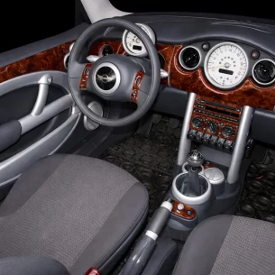 Mini Cooper R50 R53 2003-2008 3D Interior Dashboard Trim Kit Dash Trim Dekor 33-Parts