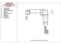 Saab 9000 1987-1994 Manual Gearbox, 12 Parts set Interior BD Dash Trim Kit - 1 - Interior Dash Trim Kit Saab 9000 1987-1994 Manual Gearbox, 12 Parts set Interior BD Dash Trim Kit - 1 - Interior Dash Trim Kit