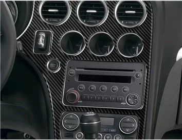 Alfa Romeo Brera 2005-2011 3D Interior Dashboard Trim Kit Dash Trim Dekor 22-Parts - 8 - Interior Dash Trim Kit