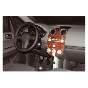 Mitsubishi Colt 05.04-12.07 3D Interior Dashboard Trim Kit Dash Trim Dekor 4-Parts